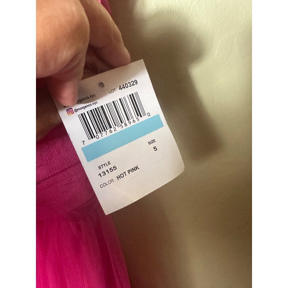 Size 5* MORGAN AND CO. Women's Corset Gown W/Sweetheart Neck & Spaghetti Straps, - Picture 9 of 9